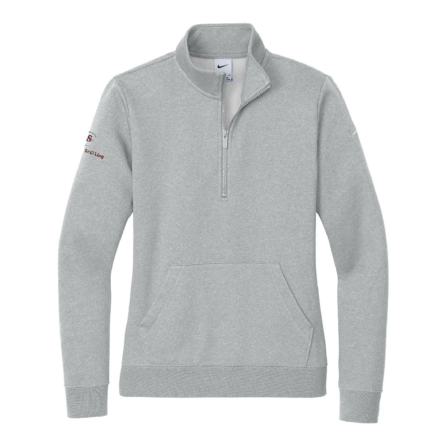 NIKE - Ladies Club Fleece Swoosh 1/2 Zip